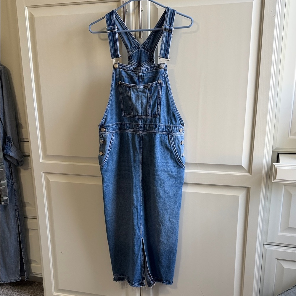Pilcro Blue Denim Overalls